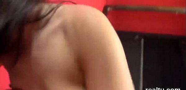  Adorable czech girl gets teased in the supermarket and pounded in pov